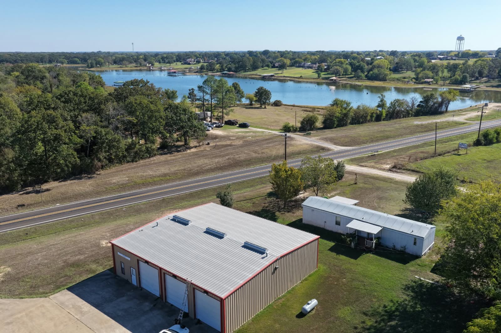 Fire station on the lake